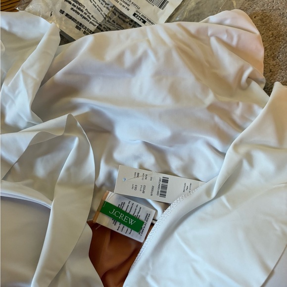 J. Crew Ruched Ruffle Swimsuit - Picture 3 of 4